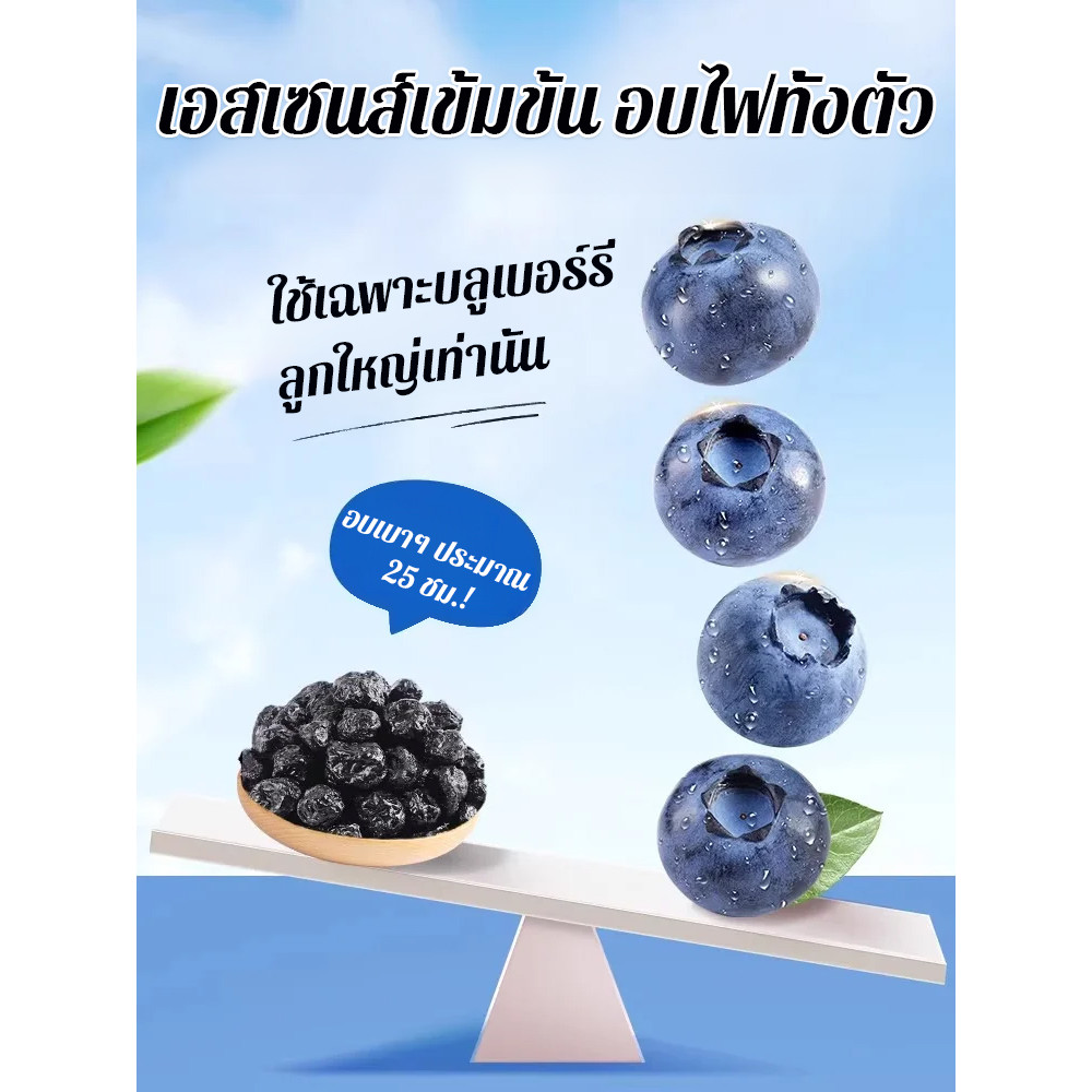 💕ผู้ขายในพื้นที่💕บลูเบอร์รี่อบแห้งเกรดพรีเมียมไม่มีน้ำตาล อุดมไปด้วยแอนโทไซยานิน พร้อมทาน 100กรัม/ถุง อาหารอร่อย อุดมไปด้วยแอนโทไซยานิน บลูเบอร์รี่แห้ง บลูเบอร์รี่ - รูปที่ 2
