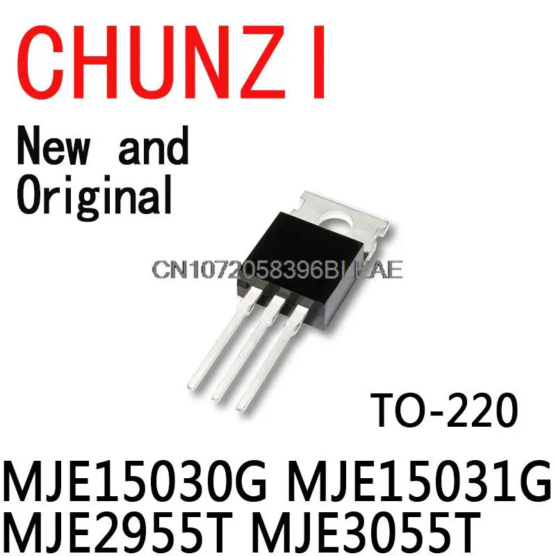 1-5PCS MJE15030 MJE15031 MJE2955 MJE3055 MJE15030G MJE15031G MJE2955T MJE3055T TO-220 Field Effect ท