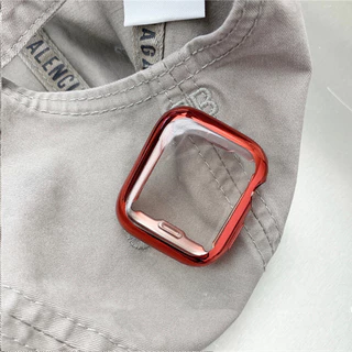 กรณีป้องกันฉากที่ชัดเจน TPU อ่อน for IWatch Apple Watch Ultra/SE 3 2 Series 11 10 9 8 7 6 5 49 46 45 44 42 41 40 38มม