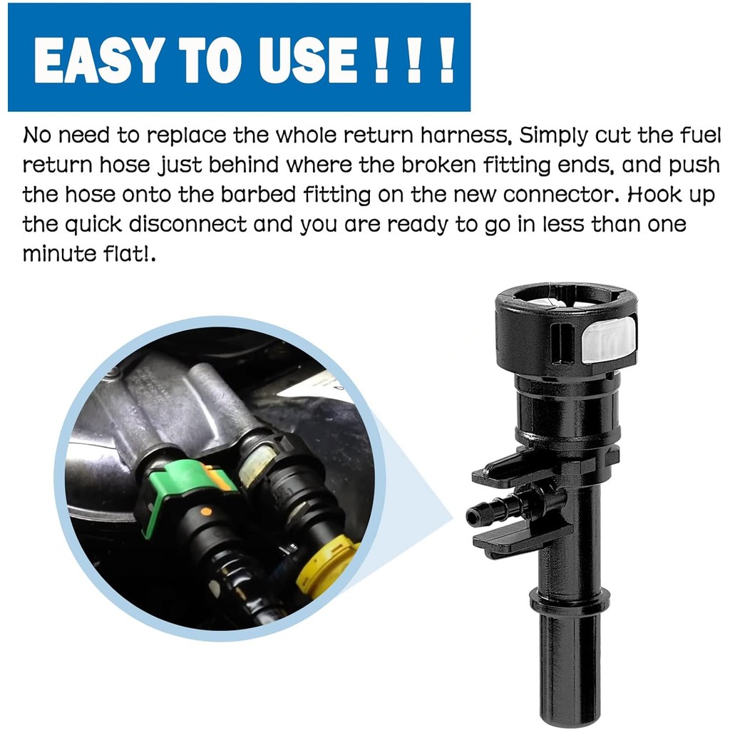 6.7L การใช้กรองกลับสายซ่อม Connector Fit สําหรับ Ford F-250 F-350 F-450 2011-2016 (BC3Z-9B246-A BC3Z