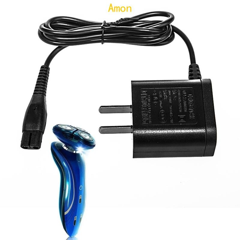 Amon EU US Plug เครื่องโกนหนวดสําหรับ S551 S300 S311 S321 S330 S331 S360 S301 S100 ไฟฟ้าสําหรับมีดโก