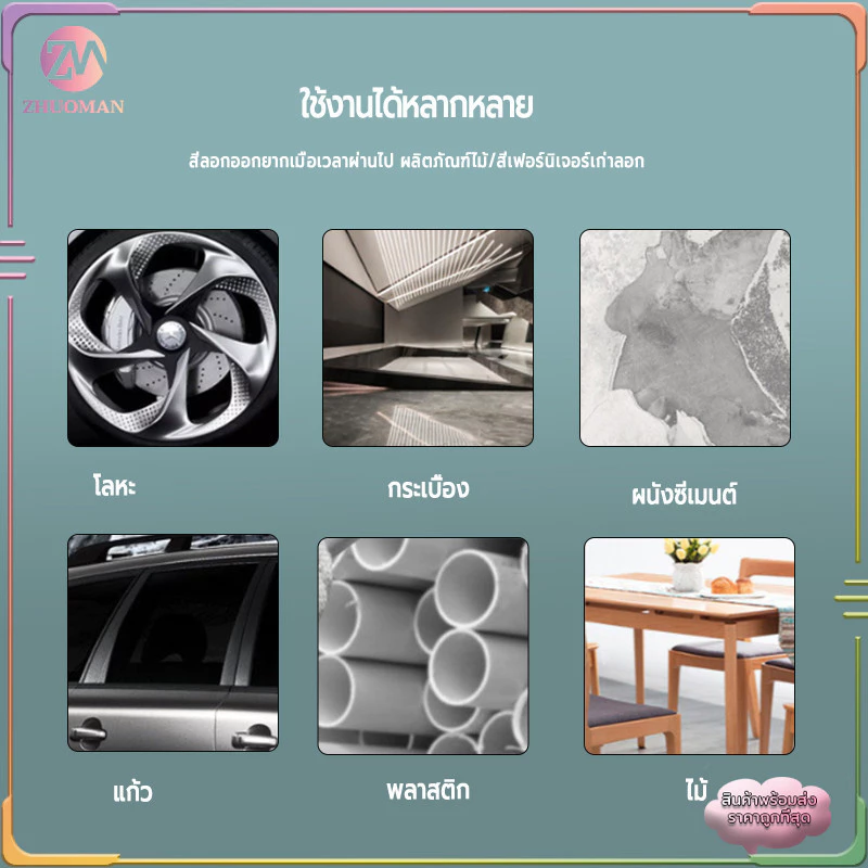 สเปรย์ลอกสี น้ำยาลอกสี สเปรย์น้ำยาลอกสี 450ML เคมีลอกสี น้ำยาลอกสีรถ มีประสิทธิภาพสูงในการลอกสีและสารเคลือบเงา thumbnail 9