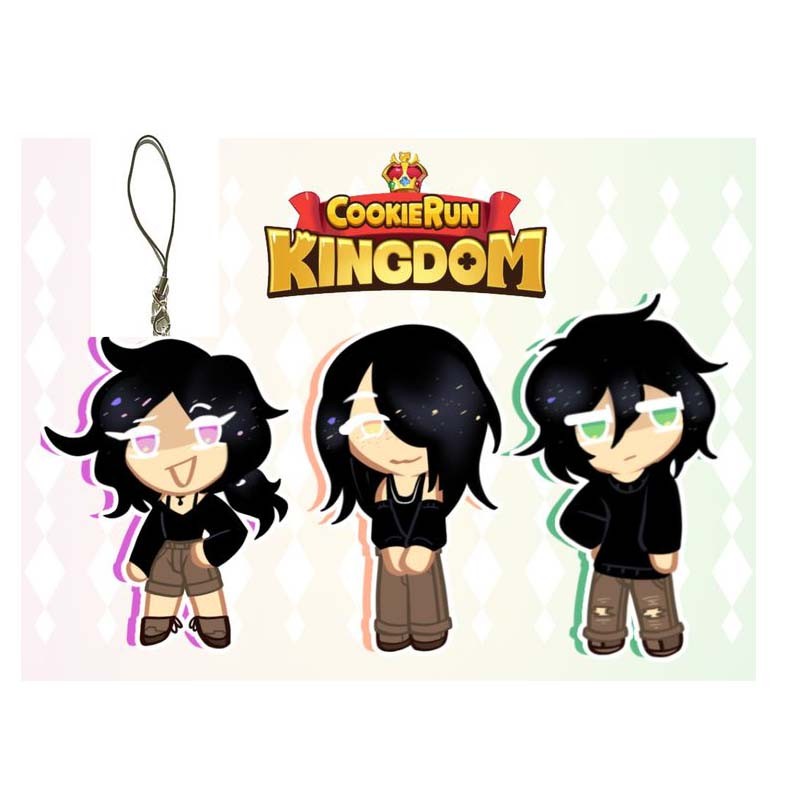 The Coffin of Andy และ Leyley Cookie Run Kingdom พวงกุญแจโทรศัพท์มือถือจี้กระเป๋าหนังสือ Charm บทบาท