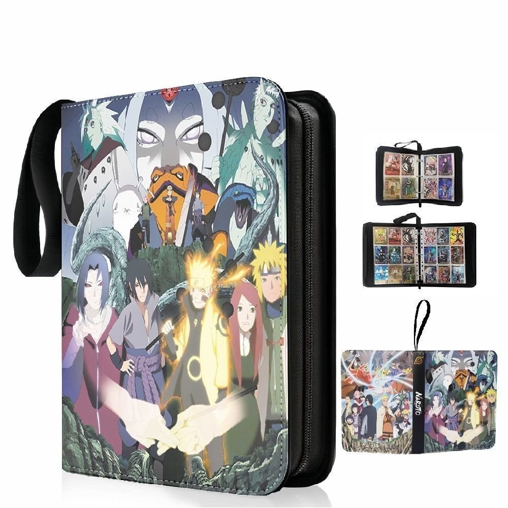 Naruto Card Book Card Travel Card Special Collection Book Zipper Loose-leaf Storage Book Kakashi Ani