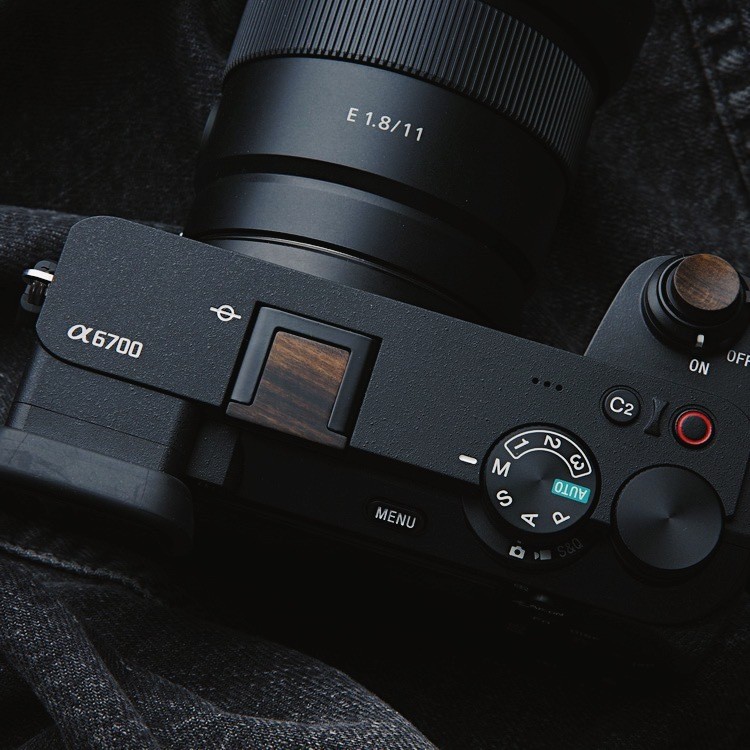 อุปกรณ์ถ่ายภาพ Original Sony สติกเกอร์ชัตเตอร์อุปกรณ์เสริมชุดฝาครอบรองเท้าร้อน A7CII A6700 A7CR ชุดส