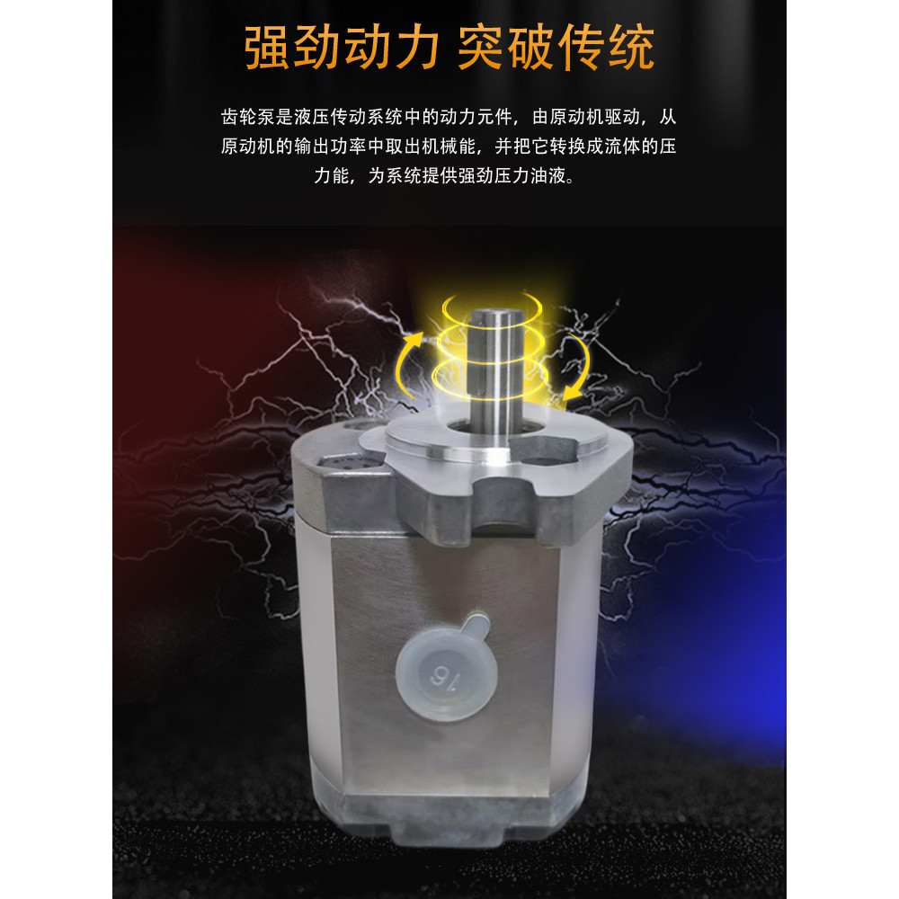 HGP เกียร์ปั๊ม HGP-1A-F1R/1A-F2R/F3R/F4R/F5R/F6R/F7R/F8R ปั๊มน้ํามันไฮดรอลิก