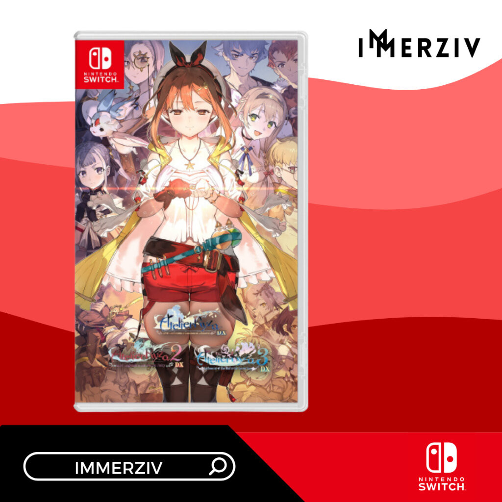 (PRE-ORDER 13 NOV 2025) SWITCH ATELIER RYZA SECRET TRILOGY DELUXE PACK STANDARD EDITION (R3/ASIA) (G