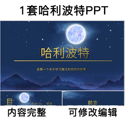 Reading Sharing Club Harry Potter Masterpiece Guide Reading Sharing ppt Template Courseware