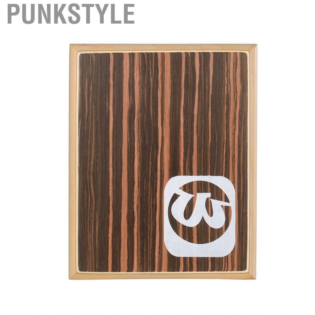 Punkstyle Punkstyle-th Box Drum Percussion Cajon Portable Cajon พร้อมสตริงภายในและถุงเก็บข้อมูล
