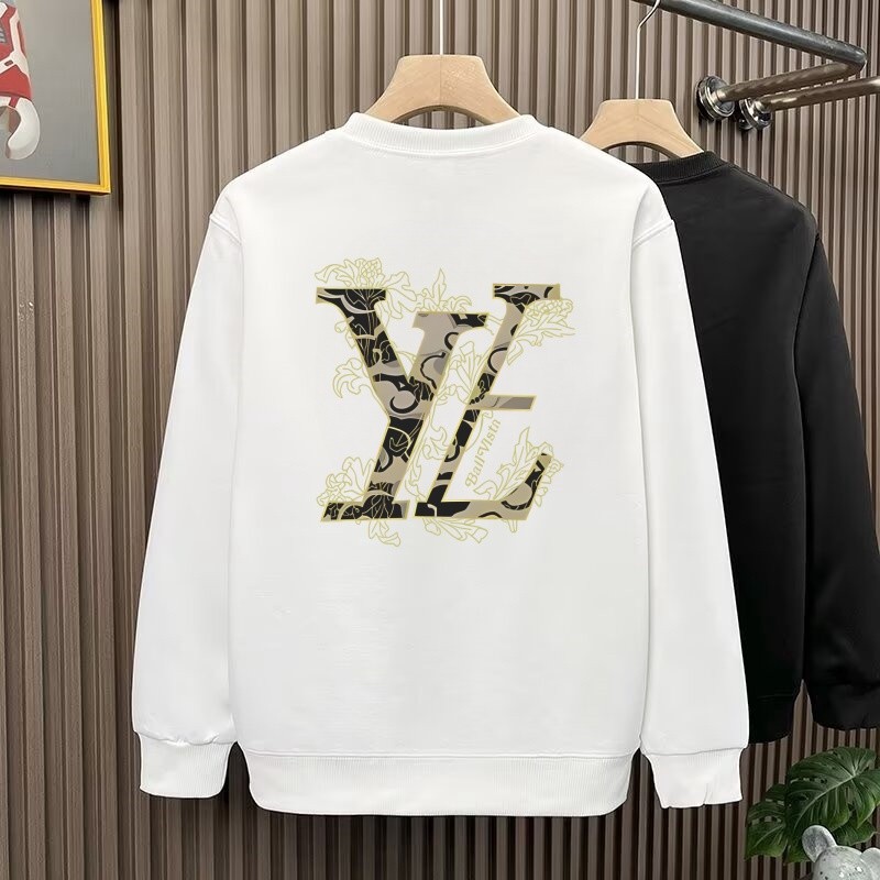 หนาด้านบนฤดูใบไม้ร่วงฤดูหนาวใหม่รอบคอ คนพาล หล่ออินสไตล์อเมริกันหนักเสื้อกันหนาวบวกกํามะหยี่หนักปลาค