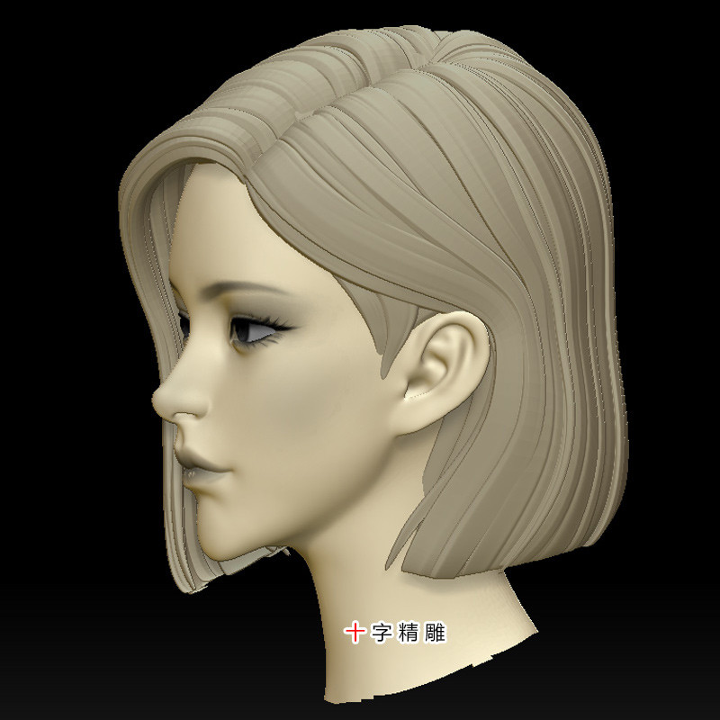 Beauty Head stl รุ่น 3dsmax รอบแกะสลักรูปแบบ zbrush หัวแกะสลัก bjd เครื่องแกะสลัก Face 3d การพิมพ์ข้