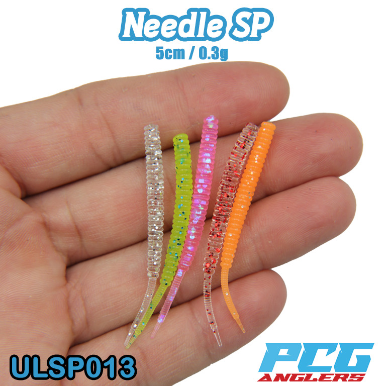 เข็ม SP 5 ซม. 1 แพ็ค/20 ชิ้นเหยื่อตกปลา Ajing Ultralight Umpan Pancing Casting Worm Softplamic