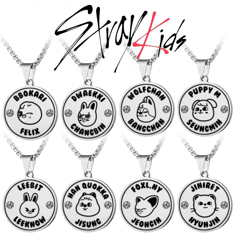 JYP เด็กชายป่า จี้เหล็กไทเทเนียม เด็กป่า สร้อยคอสแตนเลส snoopy