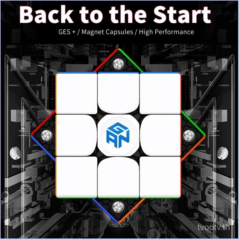 รัสเซีย Cube RS3M 2025 GAN 356M 3x3x3 Magnetic Cube GES + ปรับแต่งของแท้ Magnetic Cube Disassembly A