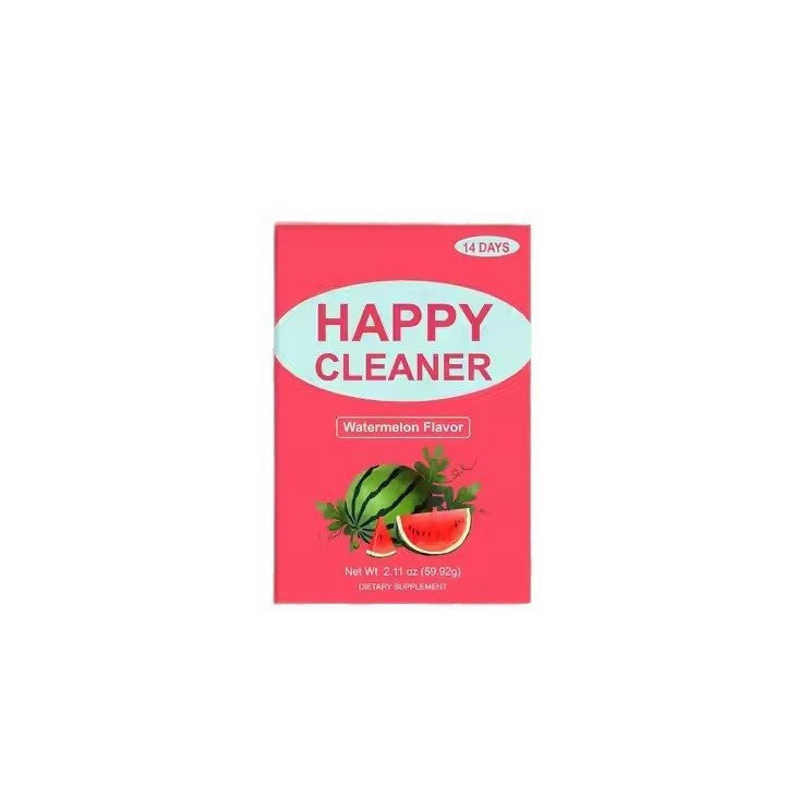 Happy Cleaner-Probiotic Watermelon Berry Powder, Prebiotic & Probiotic Powder, Organic Fiber, ไม่มีน