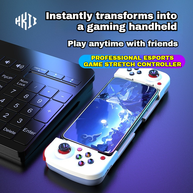 ใหม่ D3 ตัวควบคุมเกมมือถือสําหรับ Android & iOS Genshin Impact ยืดบลูทูธ PUBG Mobile Aim Stabilizer 