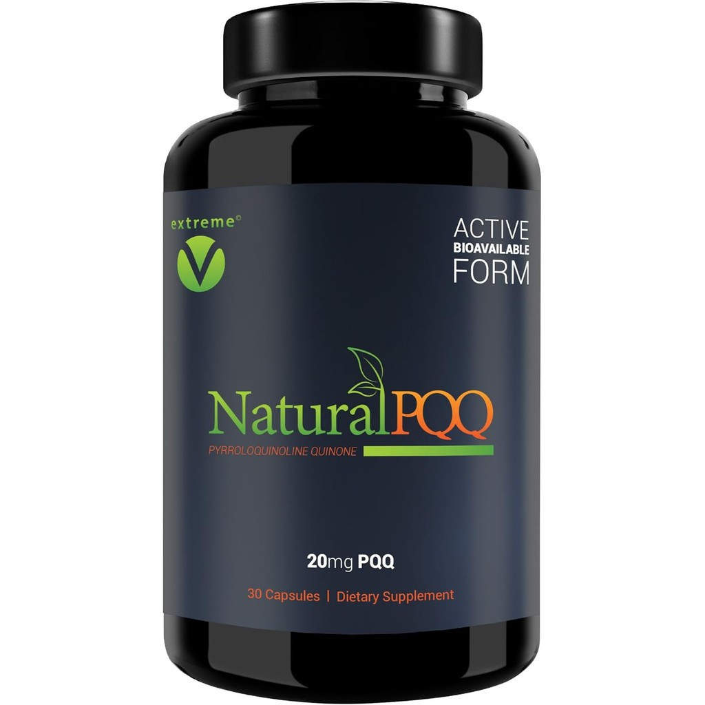 NaturalPQQ - Cellular Energy - 20mg PQQ (Pyrroloquinoline Quinone), Mitochondrial Biogenesis