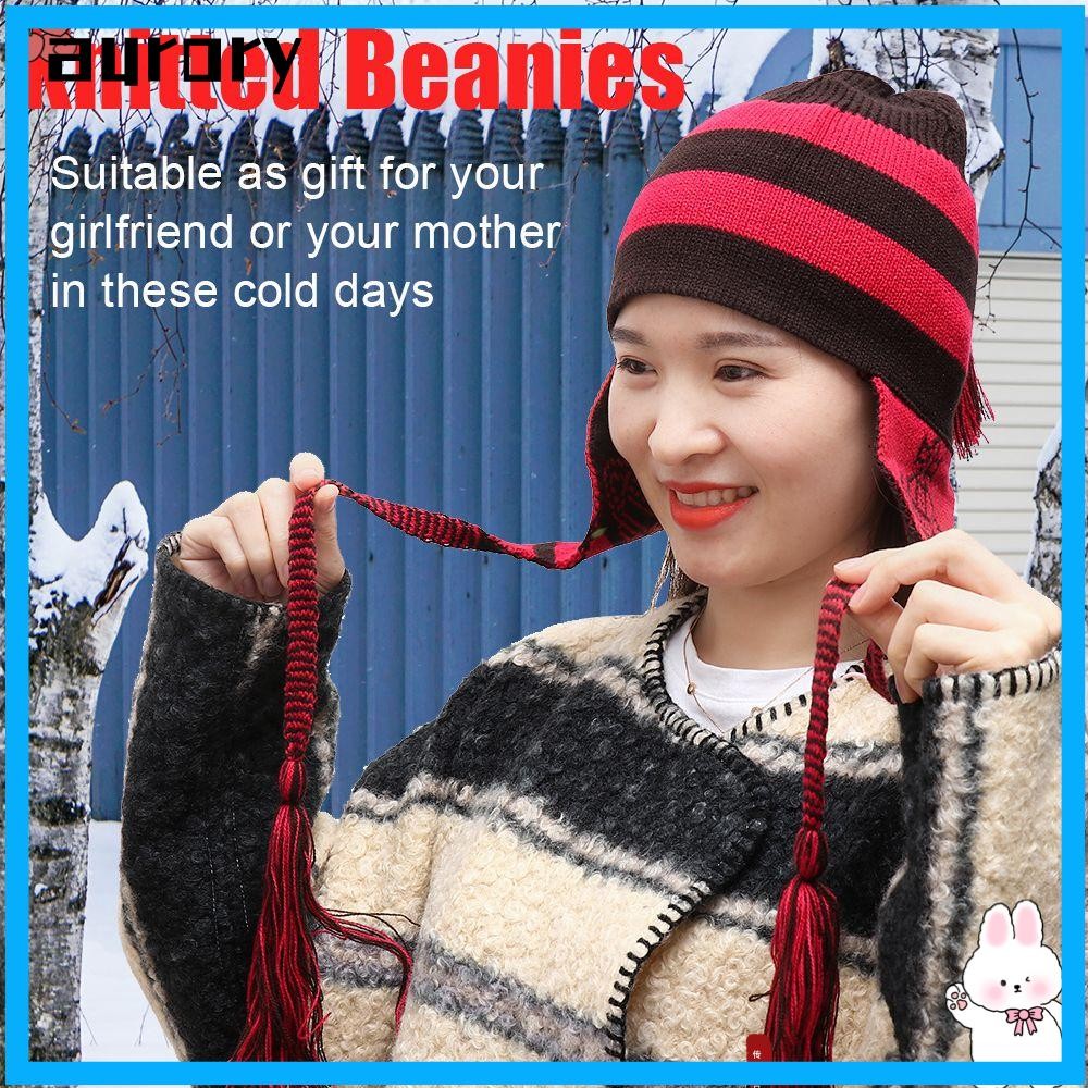 AURORY Okazaki Shinichi NANA หมวกคอสเพลย์ฤดูหนาว Unisex Vintage Casual Bonnet