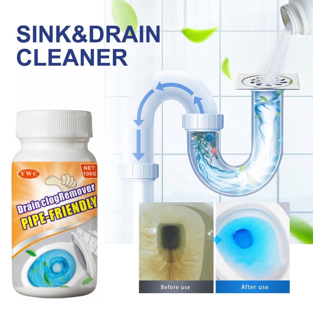 YWC ตัวแทนขุดลอกท่อระบายน้ําที่มีประสิทธิภาพห้องครัวห้องน้ําท่อทําความสะอาดการปนเปื้อนขุดลอกตัวแทนละ