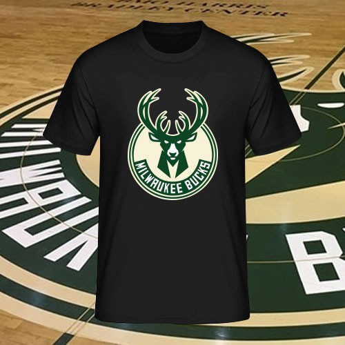 เสื้อยืด COOL NBA Milwaukee Bucks Basketball Club Team T-Shirt CS-543 [S-5XL]