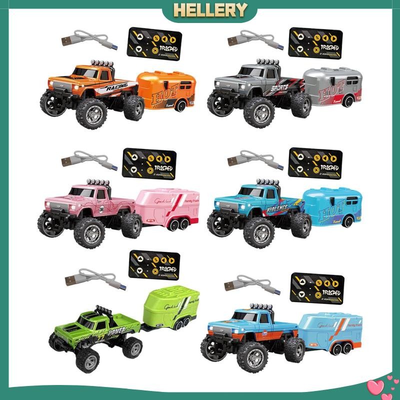 [HelleryTH] 1/64 RC Crawler Car Hobby Grade จําลองรถปีนเขาสําหรับผู้ใหญ่ของขวัญเด็ก