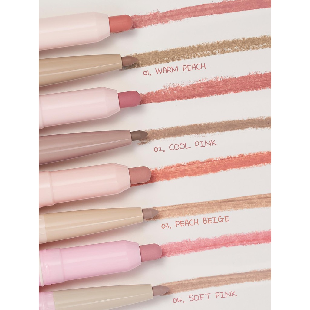 lipliner lip liner เกาหลี colorgram เกาหลี colorgram▲ลิงน้อยแนะนํา Double-Headed Lip Liner Shadow Pe