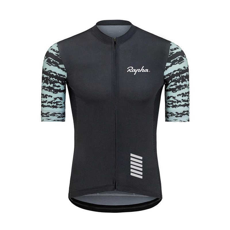 RAPHA เสื้อเจอร์ซีย์นักปั่น 2024 ฤดูร้อนผู้ชายเสื้อจักรยานเสือหมอบแขนสั้น Breathable Comfort MTB จักรยานเสื้อผ้า