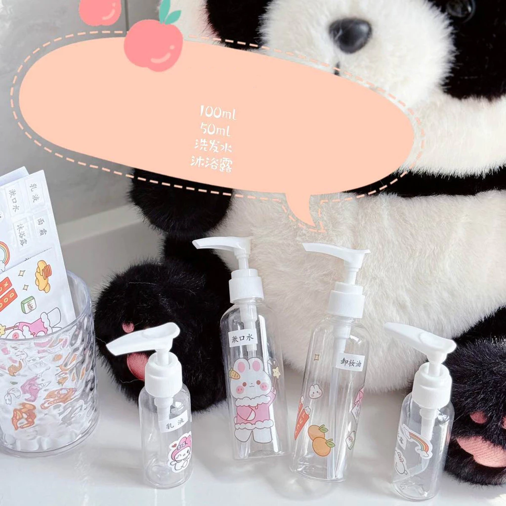 Tesco ขวดโลชั่นพลาสติกใสแบบปากเป็ดกดมือ ขวดกดโลชั่นเครื่องสำอาง thumbnail 6