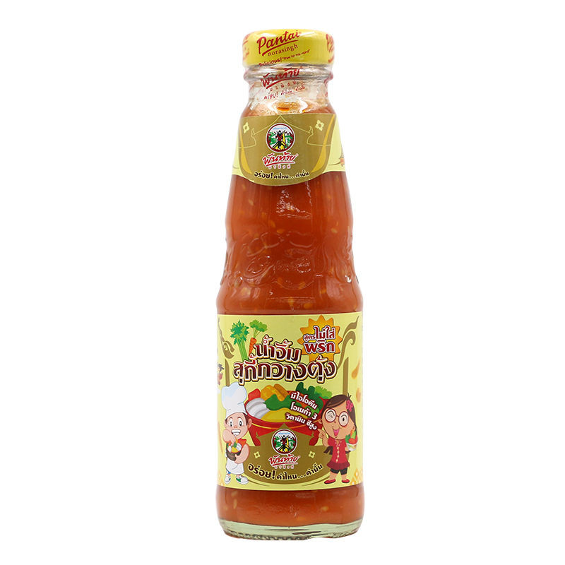 พันท้ายน้ำจิ้มสุกี้ กวางตุ้ง (ไม่พริก) ขนาด 215 มล./ขวด CANTONESE SUKI SAUCE (NO CHILI) 215ML/BOT