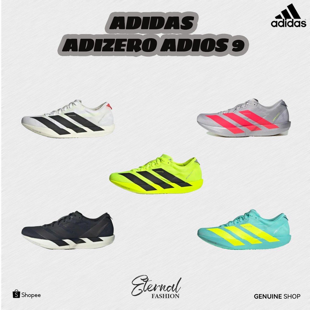 ️ Adidas Adizero Adios 9 แท้100%（IF9419/IH5746/IH5751/IH5066/JH5243）ชายหญิง รองเท้าวิ่ง รองเท้าผ้าใบ