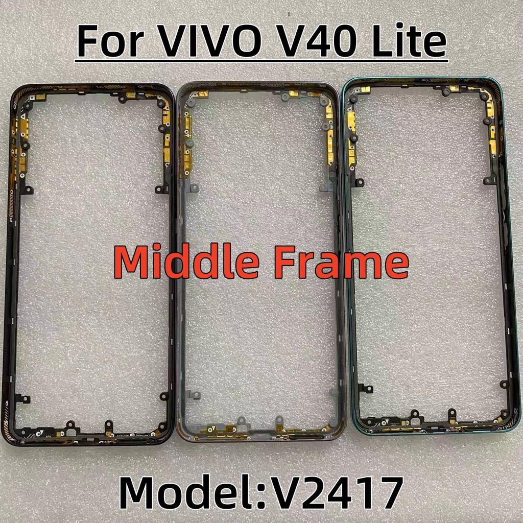 กรอบกลางสําหรับ vivo v40 lite v2417 กลาง Bezel แชสซีเชลล์อะไหล่