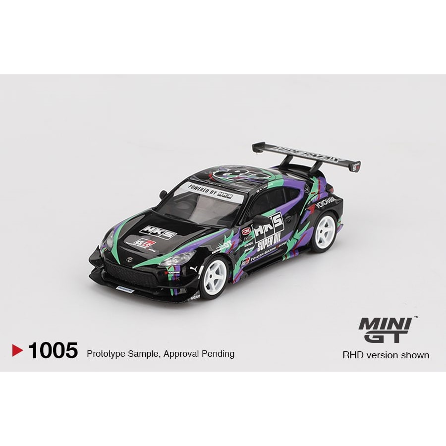 MINI GT No.1005 Toyota GR86 HKS TYPE R 2022 Tokyo Auto Salon MGT01005
