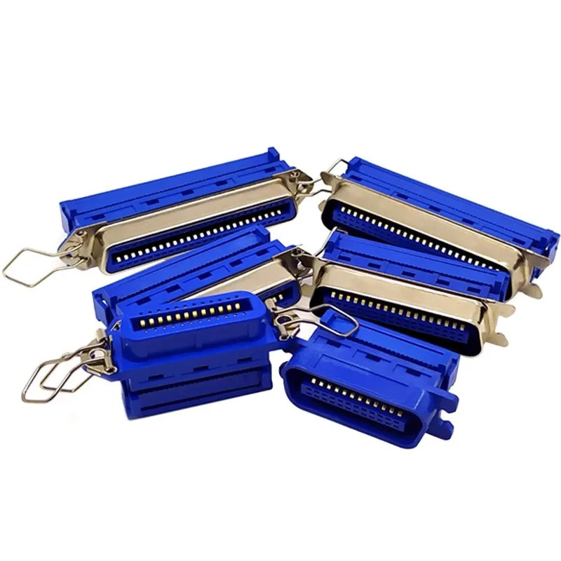 1PCS 57 Series 24/36/50 pin ชายหญิงปลั๊ก connector Line Pressed ประเภทสําหรับเครื่องพิมพ์คอมพิวเตอร์