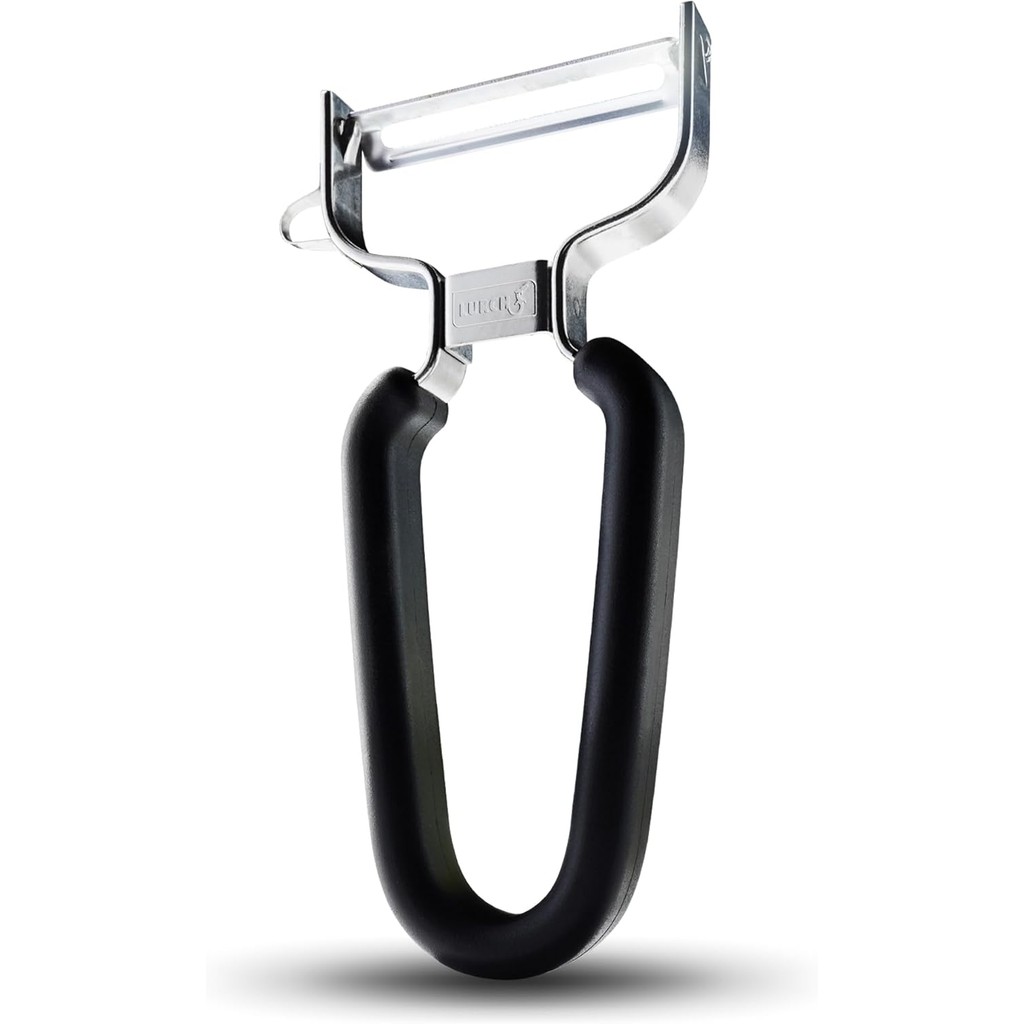 LURCH เยอรมนี Universal Ultra Sharp สแตนเลสผัก Y Peeler สําหรับมันฝรั่ง,ผลไม้และผักทั้งหมด | ไม่ลื่น