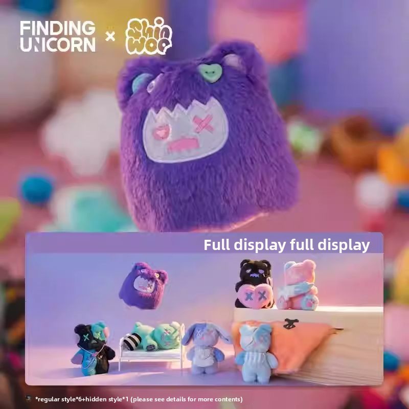 [FINDING UNICORN] ShinWoo RAGBEAR CLINIC Bear CLINIC Series ตุ๊กตากล่องลึกลับกระเป๋าจี้ Charm อินเทร