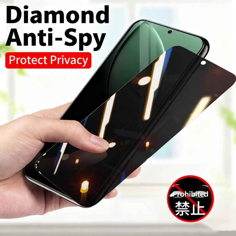 ฟิล์มกระจก กันมองกันเสือก สำหรับ Xiaomi Mi POCO X6 Neo F6 M6 Plus X5 F5 M5 M5s X4 F4 M4 X3 NFC F3 GT