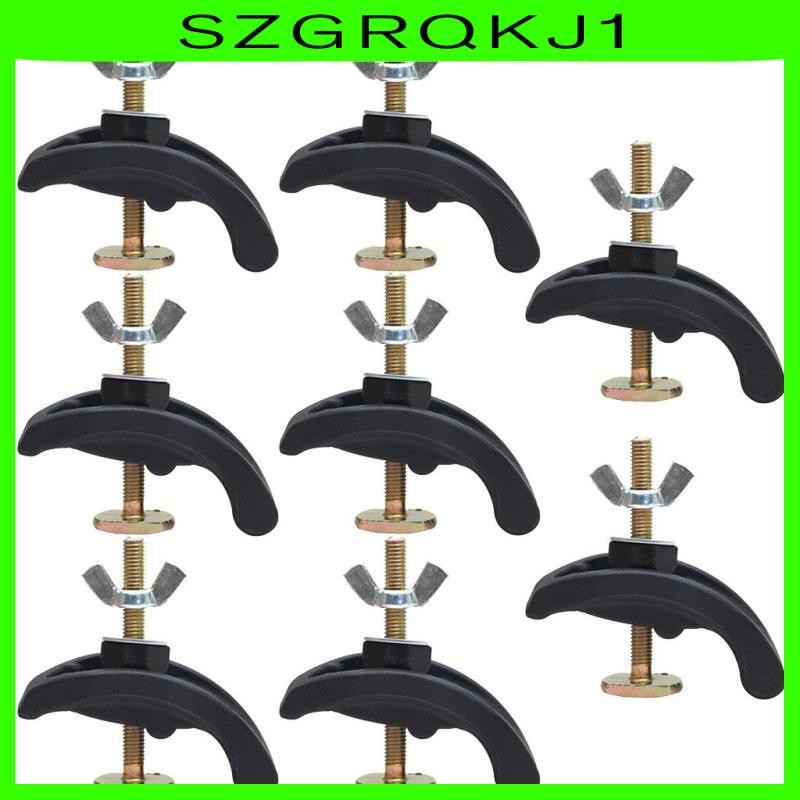 [szgrqkj1] 8 ชิ้น CNC Milling Pressing Plate Clamp Fixture Fastening Platform Accs