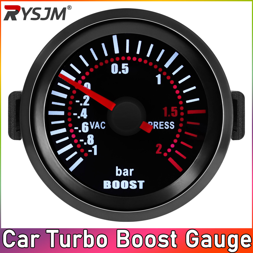 52MM รถ Boost Bar Gauge Universal Digital Car Turbo Boost Meter Bar Boost LED Gauge