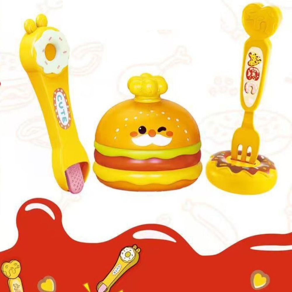 JARRED พุดดิ้งของเล่นให้อาหาร,อาหารจําลองแฮมเบอร์เกอร์พุดดิ้งของเล่น,แปลกต้นการศึกษาญี่ปุ่นแกล้งทําเป็นเล่นของเล่นบ้านเด็กของขวัญ - รูปที่ 4