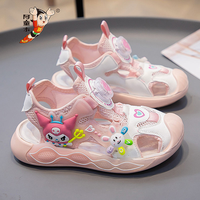 รองเท้าแตะไม้เด็กผู้หญิง Astro Boy สไตล์แฟชั่น เหมาะสำหรับเด็ก.Big Kids