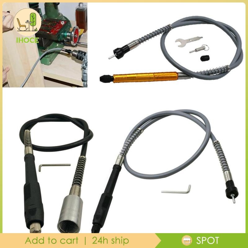 [Ihoce] Flex Shaft สําหรับเครื่องขัดเครื่องบด Mini Sander ไม้แกะสลักอุปกรณ์เสริมสว่าน