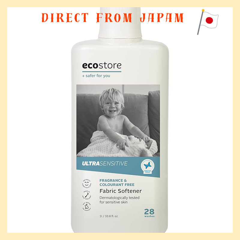 Direct From Japan
ecostore Fabric Softener [Unscented] 1L - Softener, Fabric Finishing Agent, Deterg