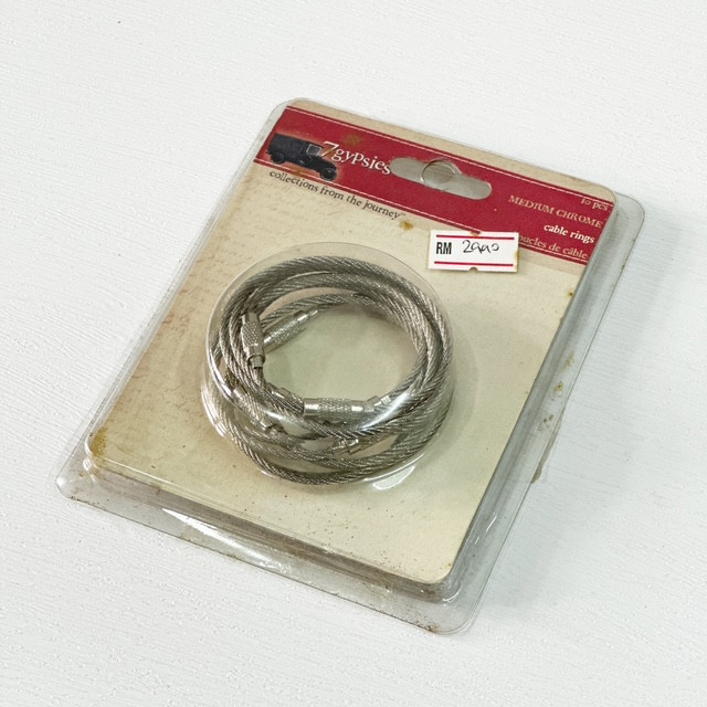 7Gypsy Cable Rings - ขนาดกลาง (สําหรับเข้าเล่มอัลบั้มขนาดเล็ก)