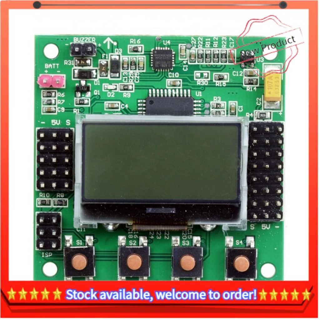 KK 2.1.5 LCD Multirotor Flight Control Board KK2.1.5 ใหม่ล่าสุด V1.19S1 OpenAerVTOL 1.6 Quadcopter K