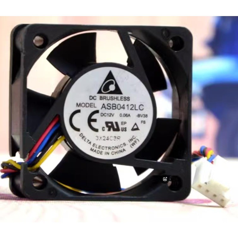 ใหม่ Cooler พัดลมสําหรับ ASB0412LC BV38 4 ซม.4015 12V 0.06A PWM เงียบสวิทช์พัดลมระบายความร้อน 40*40*