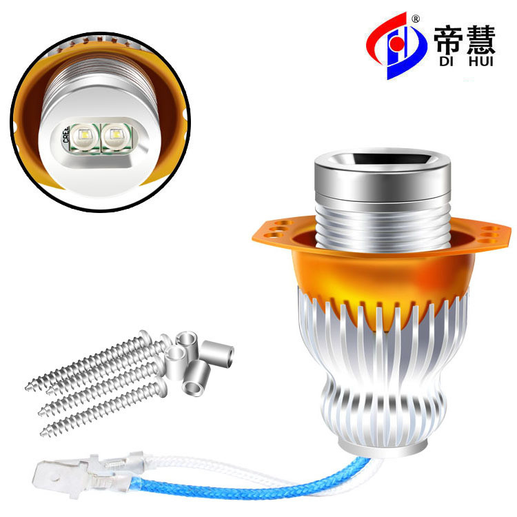 เหมาะสําหรับ BMW Angel Eye 10W BMW E90 E91 LED ไฟตัดหมอกไฟหน้าไฟตกแต่ง