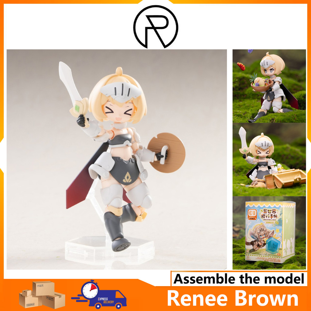 【PR-PRODUCTION】Renee Brown Assembled model height anout 12.5cm Popular Another World Travel Notebook