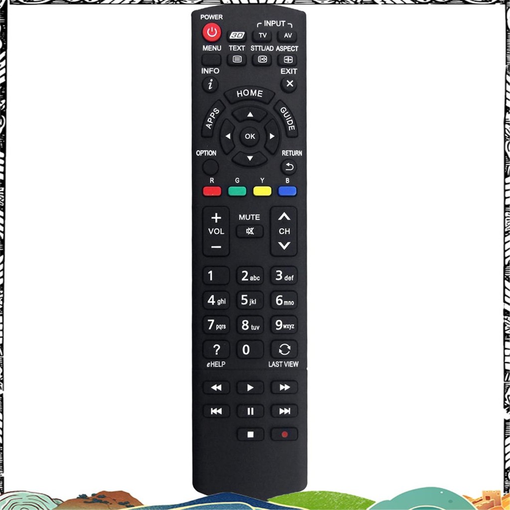 ซุปเปอร์เปลี่ยน N2QAYB000933 รีโมทสําหรับทีวี TH-60AS700A TH55AX670A TH60AS740A TH-60AS700Z TH-55AS6