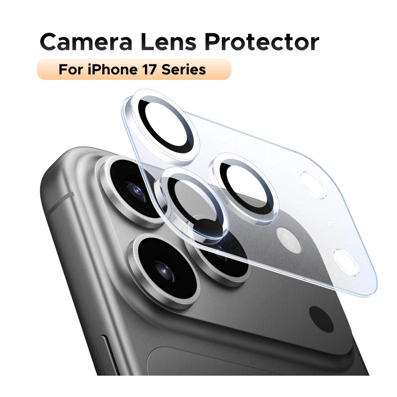 ฟิล์มป้องกันเลนส์โทรศัพท์มือถือ Tempered Glass Metal Film เหมาะสําหรับ iPhone 17 Pro Max IPhone 17 P
