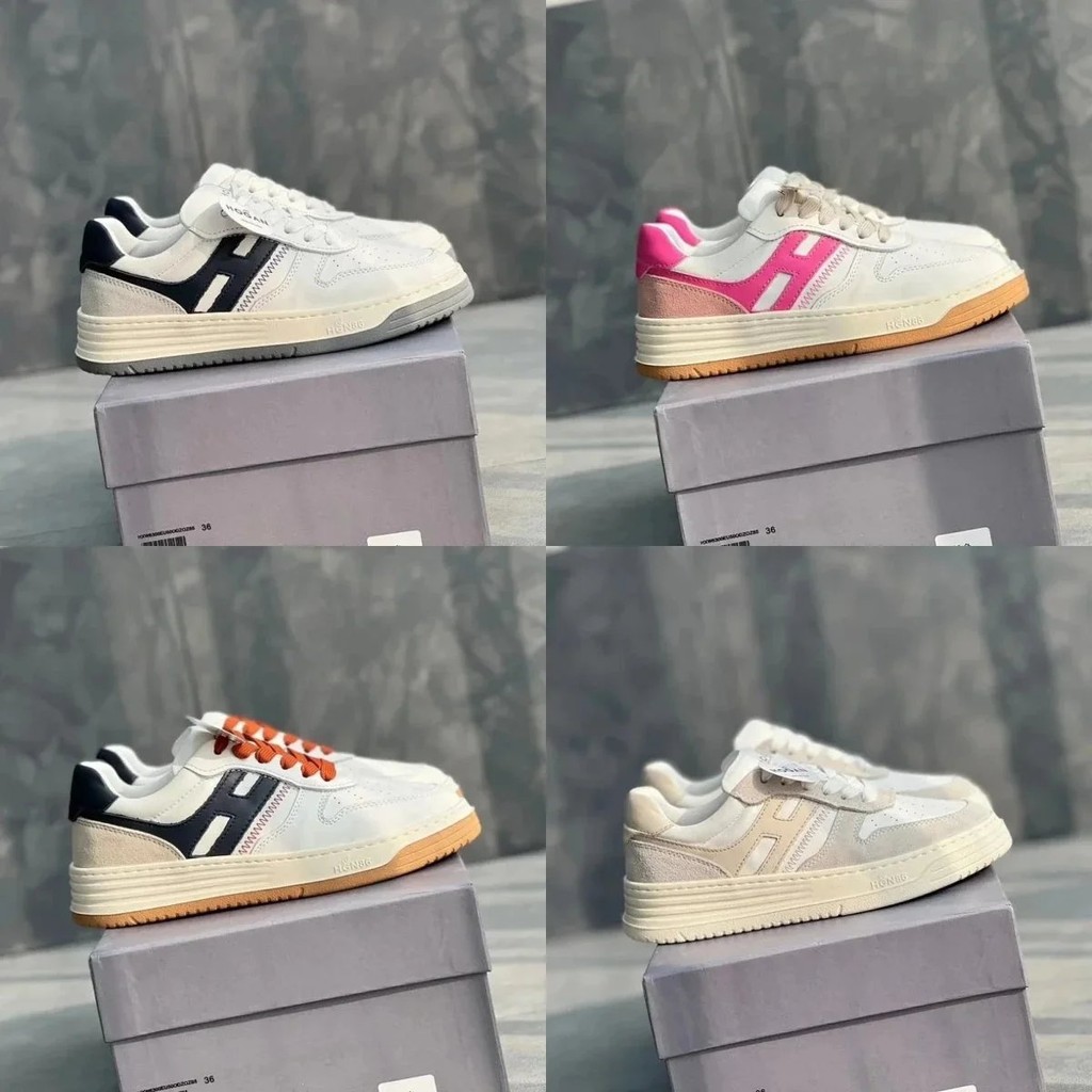 รองเท้ากีฬาลำลอง Hoga Hoga H630 Series สไตล์คลาสสิก พื้นรองเท้าหนา สำหรับผู้ชายและผู้หญิง